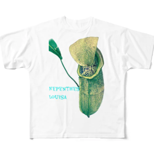 食虫植物　ネペンテス　ルイーザ フルグラフィックTシャツ