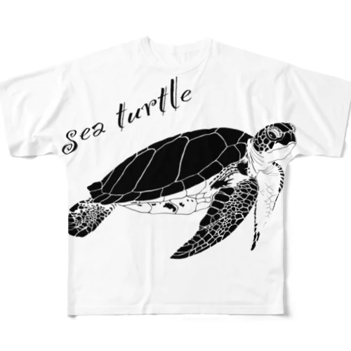 sea turtle All-Over Print T-Shirt