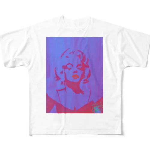 Marilynmonroe フルグラフィックTシャツ