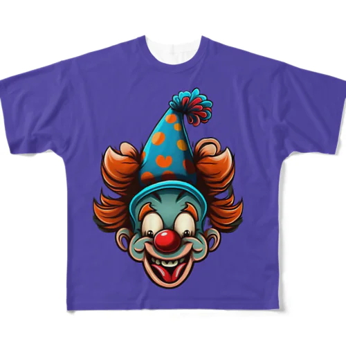 「ハーレイ (Harley)」＆ピエール (Pierre) All-Over Print T-Shirt