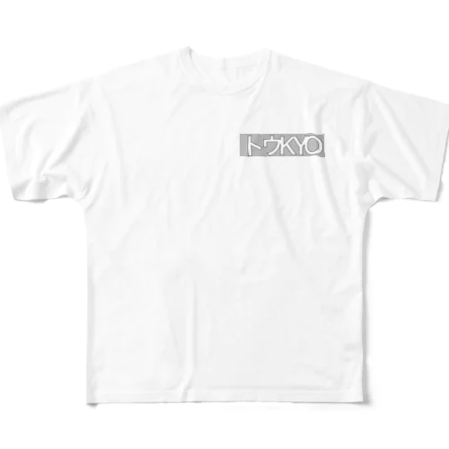 トウKYO フルグラフィックTシャツ