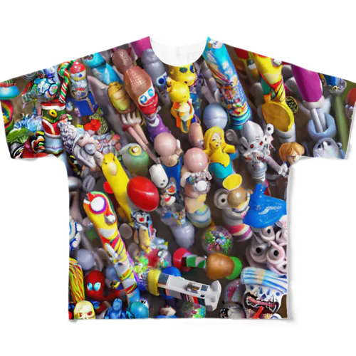 錠菓連鎖 by AI All-Over Print T-Shirt