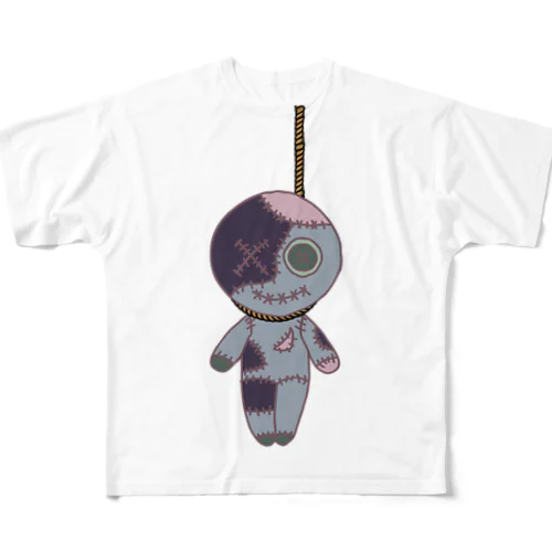 HANGING VOODOO DOLL SMOKEY フルグラフィックTシャツ