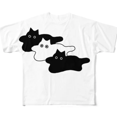 くろしろくろトリプル All-Over Print T-Shirt