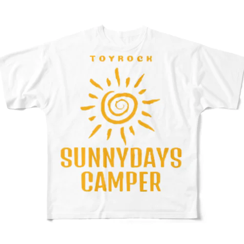 SunnyDaysCamper フルグラフィックTシャツ