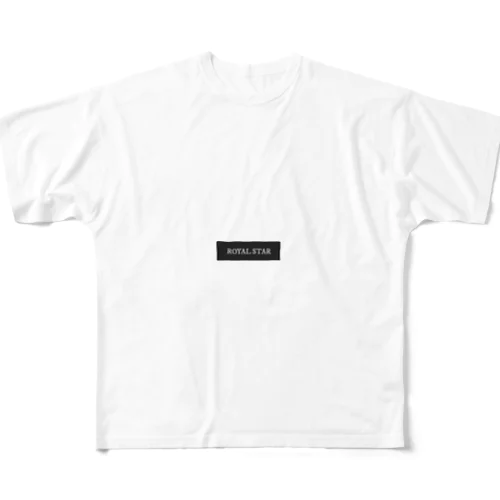 ROYALSTARボックスロゴ All-Over Print T-Shirt