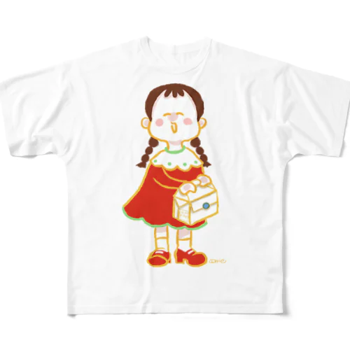 ケーキ買えたよ All-Over Print T-Shirt