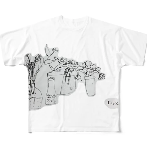 KOKOのお花 All-Over Print T-Shirt