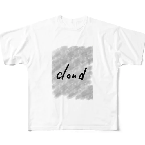 cloud フルグラフィックTシャツ