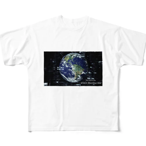 未来移住計画シリーズ🌏 ブラックホール-ホワイトホール✨🛸 All-Over Print T-Shirt