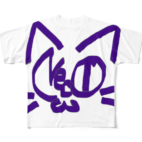 猫00 All-Over Print T-Shirt