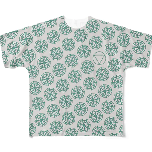 [ Ø thers：A Clockwork DAISY ] 神教融合 シンボル カットソー All-Over Print T-Shirt