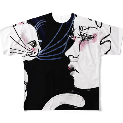 GIRL CAT All-Over Print T-Shirt