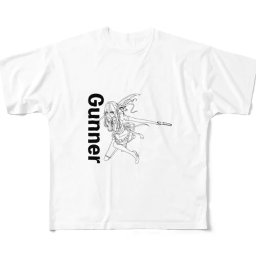 Gunner メイド フルグラフィックTシャツ