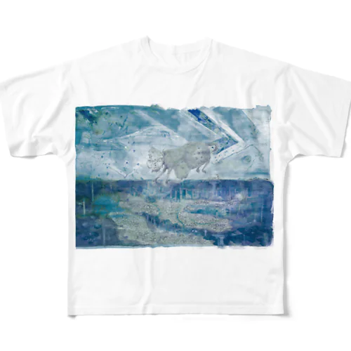天地図 All-Over Print T-Shirt