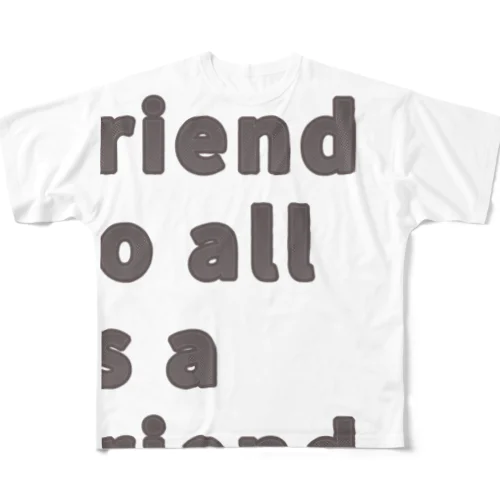 八方美人 All-Over Print T-Shirt