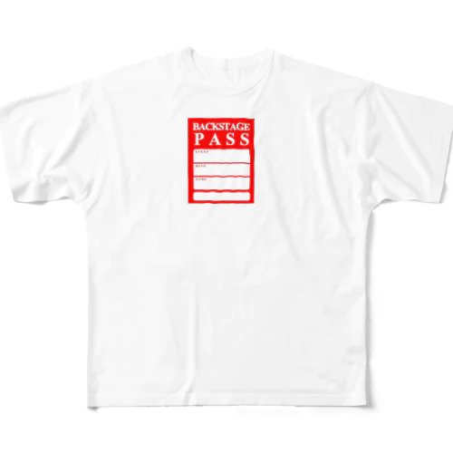 PASS T シャツ フルグラフィックTシャツ