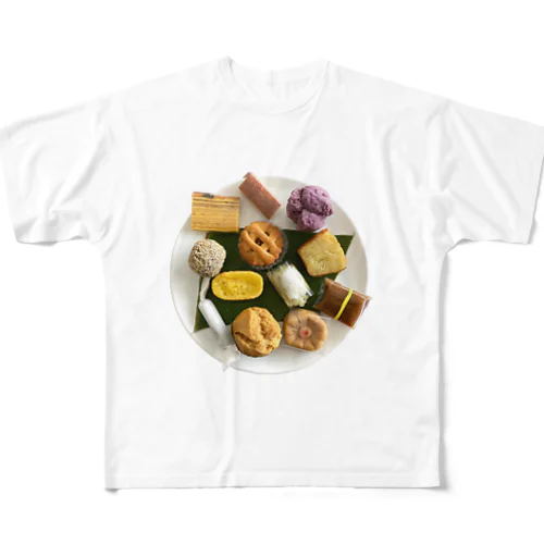 屋台のお菓子 All-Over Print T-Shirt