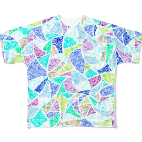 ステンドグラス　フロスティ All-Over Print T-Shirt