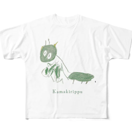 カマキリップ All-Over Print T-Shirt