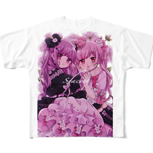 Secret フルグラフィックTシャツ