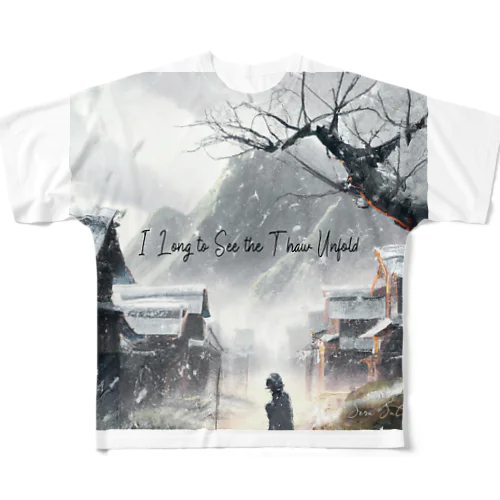 I Long to See the Thaw Unfold - Sora Satoh フルグラフィックTシャツ
