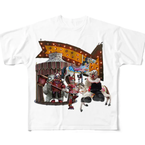 dead circus フルグラフィックTシャツ