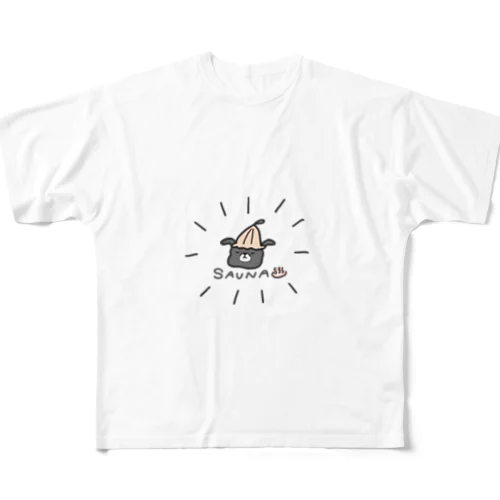 SAUNAぼんちゃん フルグラフィックTシャツ