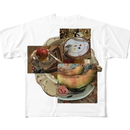 わたしの食生活 All-Over Print T-Shirt