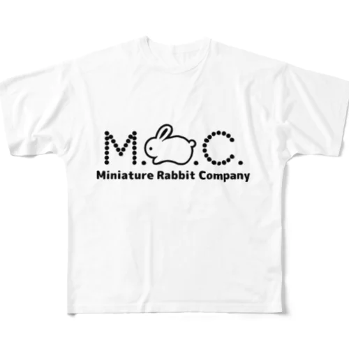 MRC　メインロゴ　黒 All-Over Print T-Shirt