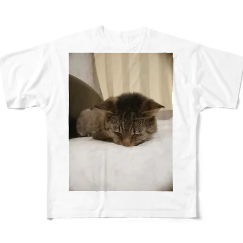 家の猫　茶虎 フルグラフィックTシャツ