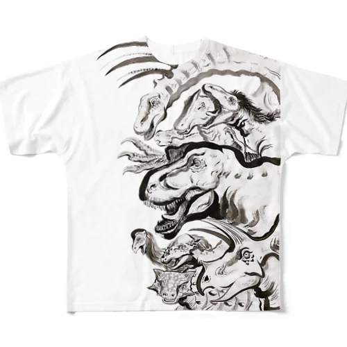 十竜図 All-Over Print T-Shirt