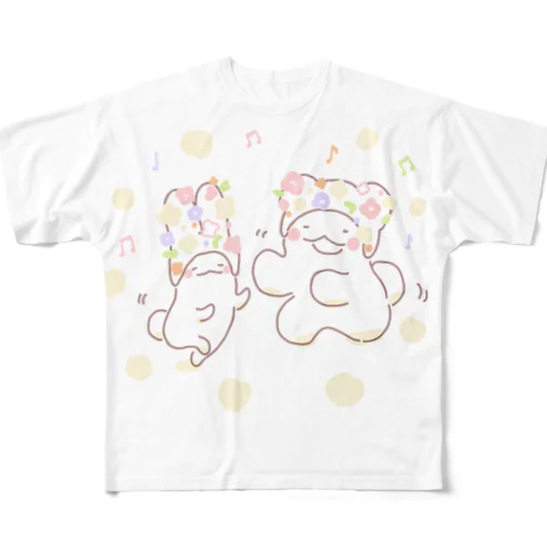 はなさかぼうし All-Over Print T-Shirt