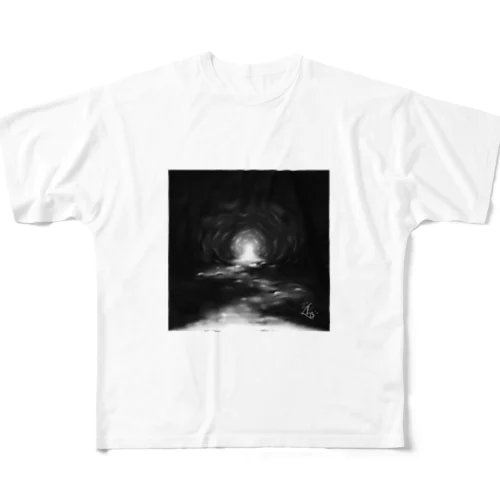 運命のワカレミチ All-Over Print T-Shirt