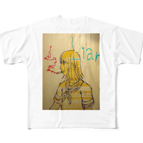 Liar フルグラフィックTシャツ