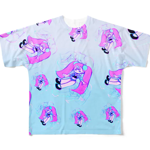 ツインテちゃん★Tシャツ All-Over Print T-Shirt