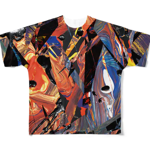 【C-series】YOKABAI model ／ 冨永ボンド All-Over Print T-Shirt