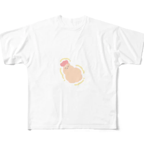 エビフライの赤ちゃん フルグラフィックTシャツ