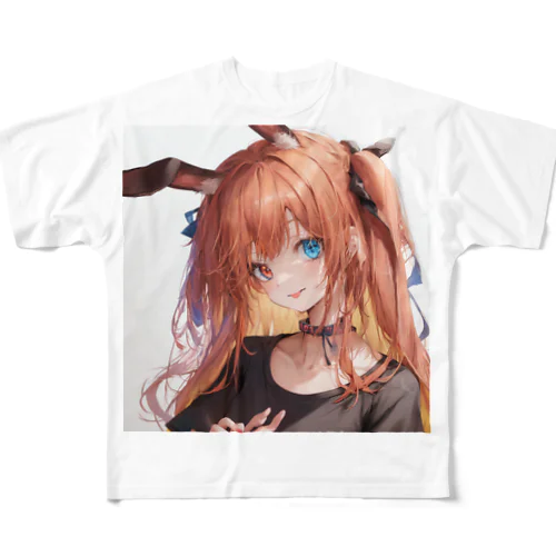 AIキャラクター9 All-Over Print T-Shirt