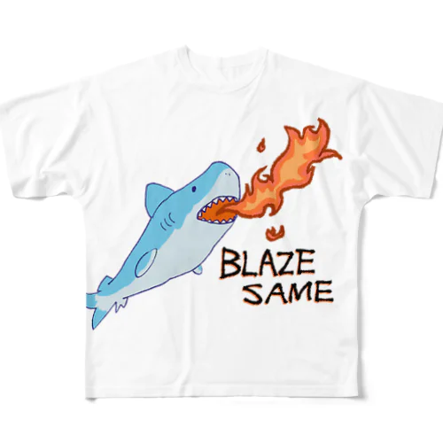 BLAZE SAME フルグラフィックTシャツ