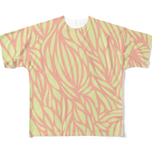 ぎゅっとねTシャツ/YELLOW All-Over Print T-Shirt