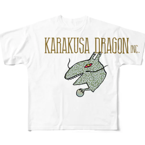 KARAKUSA DRAGON 2号店 フルグラフィックTシャツ