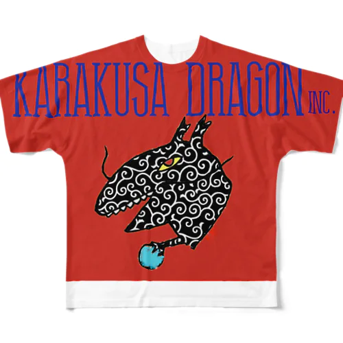 KARAKUSA DRAGON 3号店 All-Over Print T-Shirt