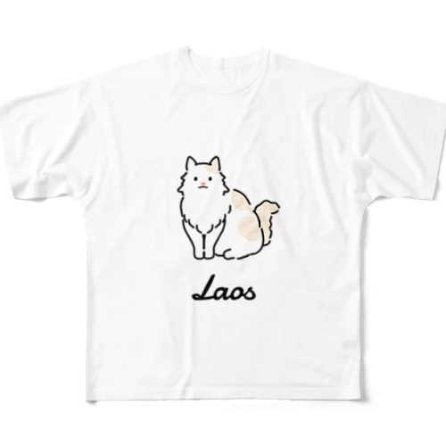 Laos フルグラフィックTシャツ