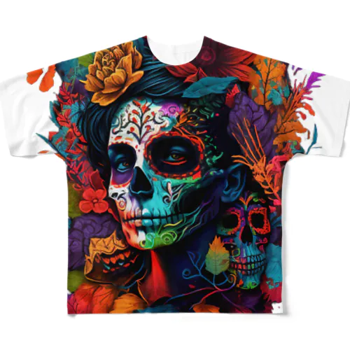 Day of the Dead フルグラフィックTシャツ