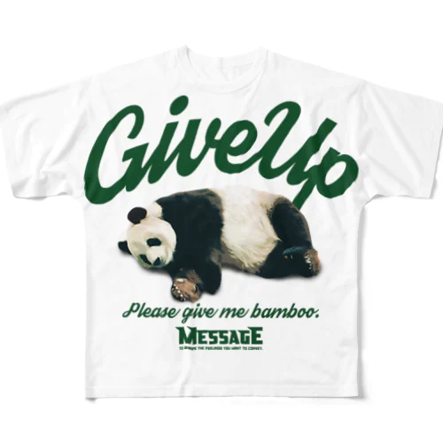 GiveUp All-Over Print T-Shirt