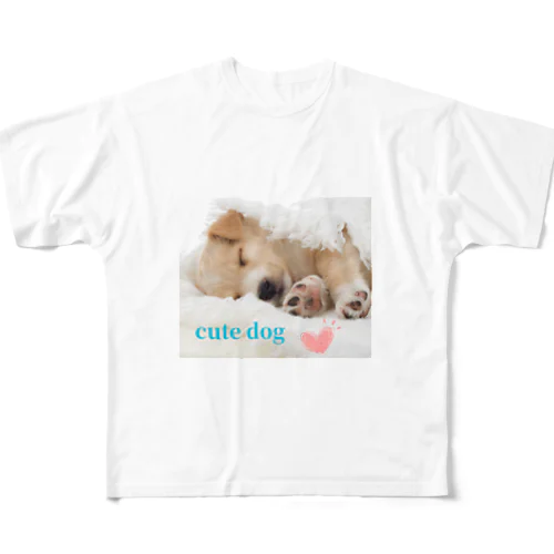 cute dog All-Over Print T-Shirt