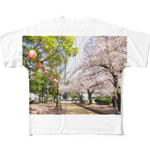 春のお出かけ All-Over Print T-Shirt