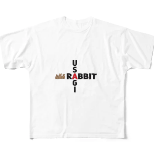 rabbit&usagip2 All-Over Print T-Shirt