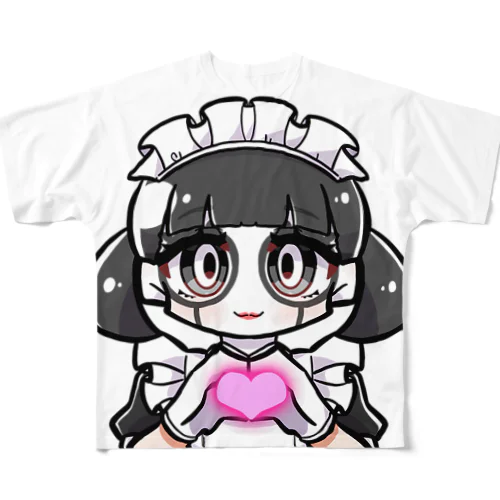 女子キャンパーレモコ All-Over Print T-Shirt